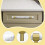 Marble Cabinet Pulls White 35x170mm 3