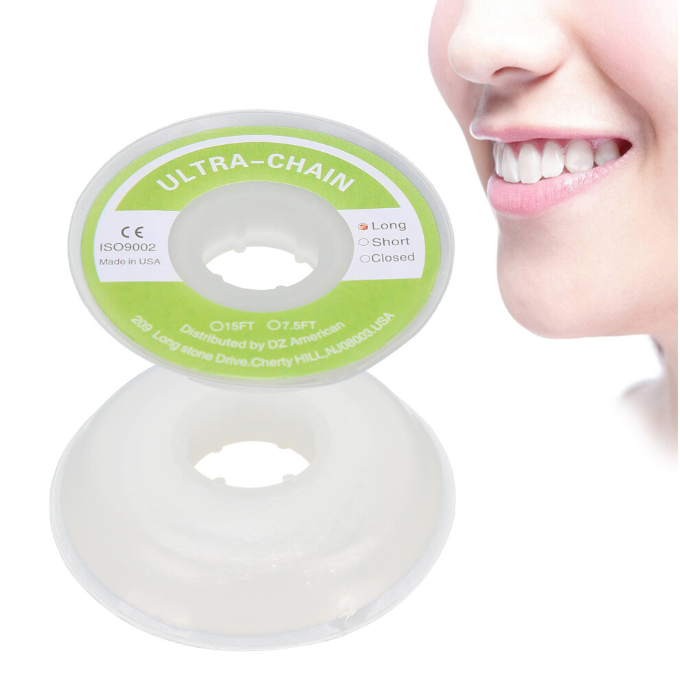 Flexible Rubber Dental Orthodontic Chain for Teeth, Long Distance