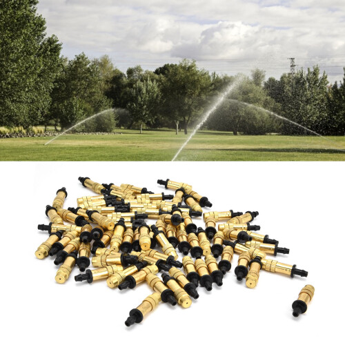 100PCS Copper Atomizing Nozzle for 4/7 Hose | Drip Irrigation Sprayer