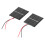 Poly Silicon Solar Modules 2Pcs 43x55mm 0.4W 1.5V Micro Mini Power Cells 14