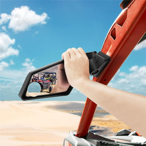 UTV Motorcycle Rearview Mirror Side View Mirror Reversing Mirror for Bombardier  Maverick X3 MAX 2017-2021 2