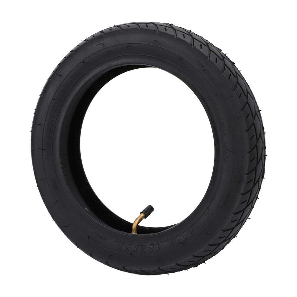 12.5X2.25in Electric Scooter Tire & Inner Tube Set With Bent Valve 3561390990694