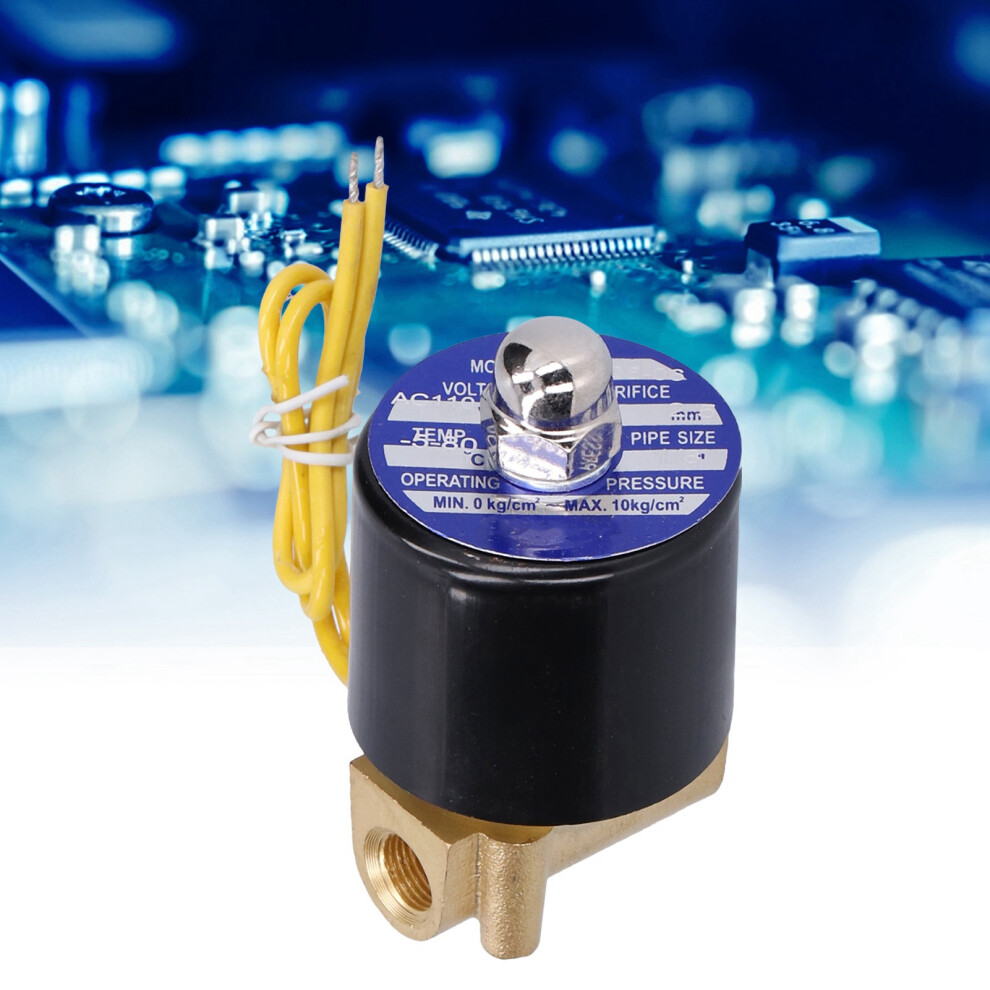 24V DC Small Solenoid Valve 1/8in Normally Closed