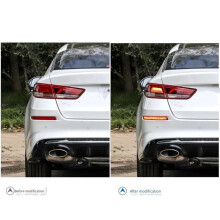LED Rear Bumper Reflector Light for Optima K5 2019-2021 Rear Brake Light Tail Lamp Turn Signal Light Accessories