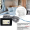 RV Bathroom  Panel Frame Two-Button Control Panel with Wiring Harness for Tecma RV Toilet Silence  36387 2