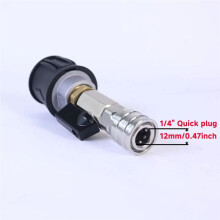 Pressure Washer Hose Adapter 1/4 Quick Connect with Valve to Control Water Flow for K7