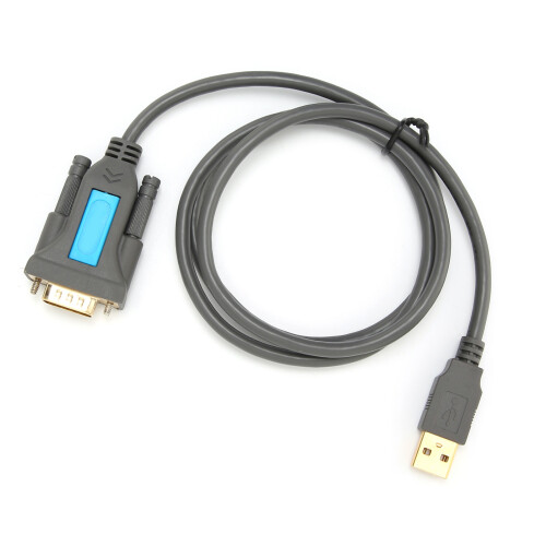 Mindpure US015 USB to RS-232 Serial Cable, Gray, 1m 2