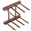 Kitchen Dish Drying Rack Durable Collapsible Eco Friendly Storage 4 Column 8