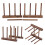Kitchen Dish Drying Rack Durable Collapsible Eco Friendly Storage 4 Column 3