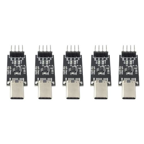 5Pcs USB TYPE-C to TTL OTG Serial Communication Module USB Transform UART for STC STM32 3.3V 5V USB TYPE C 1