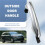 Rear Inductive External Pull Handle Exterior Door Handle with Button for  Sorento 2015-2018 Chrome Catch PullHandle,A 2
