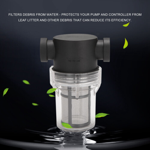 Garden Pond Inline Mesh Strainer Water Pump Filter Irrigation High Flow Pipeline Filter 1
