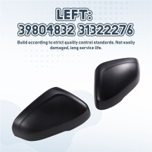 39804832 39804850 Car Front Door Rearview Mirror Shell Housing Cover Undercoat for S80 S60 V70 V40 2011-2018