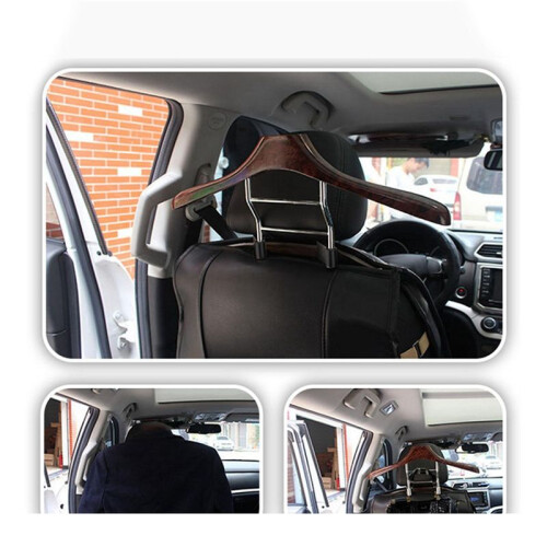 Car Coat Hanger Headrest Back Organizer Car with Headrest Restraint Rods