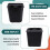 Rear  Center Console FITS Trash Can Multi-Functional with Cup Holder for  Maverick 2025 6