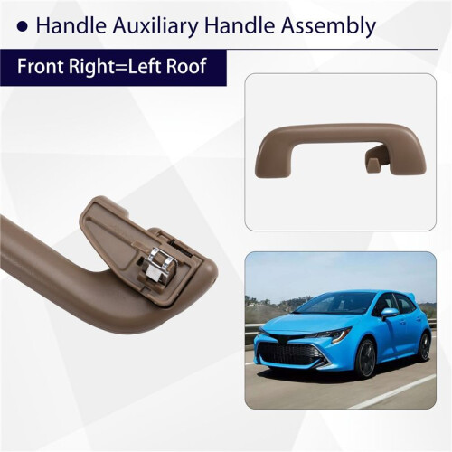Front Right=Left Roof Handle Auxiliary Handle Assembly 74610-52030-E0, 7461052030E0 for  Avensis/ 1