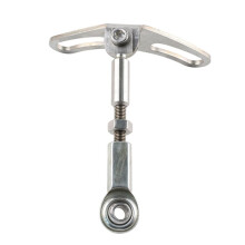 Silver Stainless Steel Adjustable Internal Wastegate IWG Bracket Turbo Blankets for WRX STi