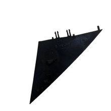 1 Pair Reversing Mirror Triangle Plate Mirror Triangle Trim 1130655-00-D 1130656-00-D for  Model 3 2017-2024