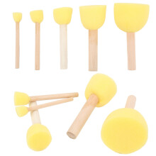 20 Stück Gelbe Pilz-Schlamm-Spühlschwamm-Set für Kinder, Kinderzeichnungen & Graffiti