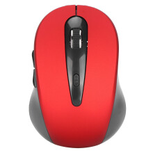Wireless Optical Mouse BT5.0 Red, 10m, 6 Keys, Mini Four-Way Scroll