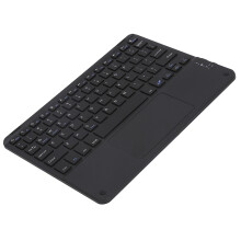 Wireless Bluetooth Keyboard Touch 10in Black with 200mAh Battery