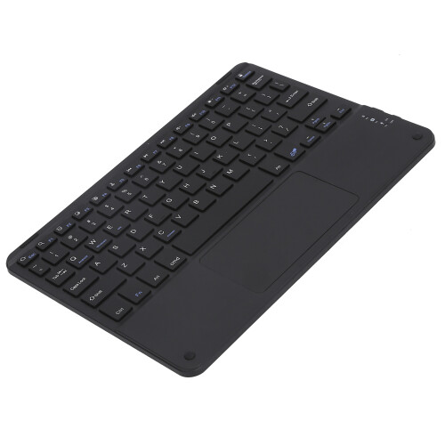 Wireless Bluetooth Keyboard Touch 10in Black with 200mAh Battery