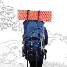 8PCS Hiking Climbing Tension Belts Buckle Tie-Down 1.4M Belt Cargo Straps Cord Tape Nylon Rope with Quick Release Hook