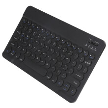 Kabellose Bluetooth-Tastatur 10 Zoll Schwarz, 110mAh, 44 Stunden Arbeitszeit