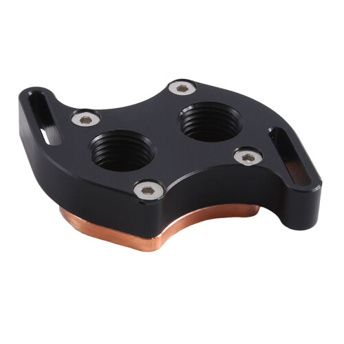 S-Shaped CPU Water Cooling Block Cooler South Bridge Northbridge Block for Computer CPU Block 1