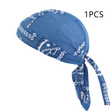 (The Cowboy Blue, 1PCS) Pirate Hat Adjustable Cotton Cap for Men & Women