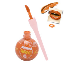 Langanhaltender, nicht klebender Lipgloss 6ml Orange, feuchtigkeitsspendendes flüssiges Make-up
