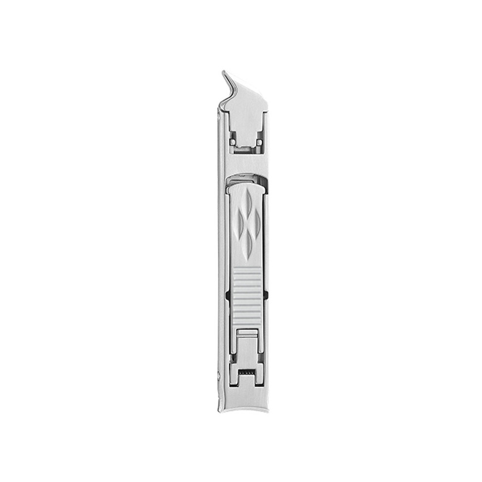 (Silver) Stainless Steel Double Head Nail Clipper For Women & Men 6001832597564