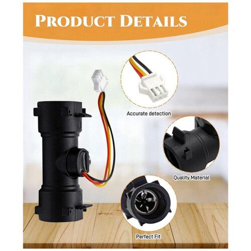 2X Water Flow Sensor RV Tankless-Water Heater with Installation Accessories 1