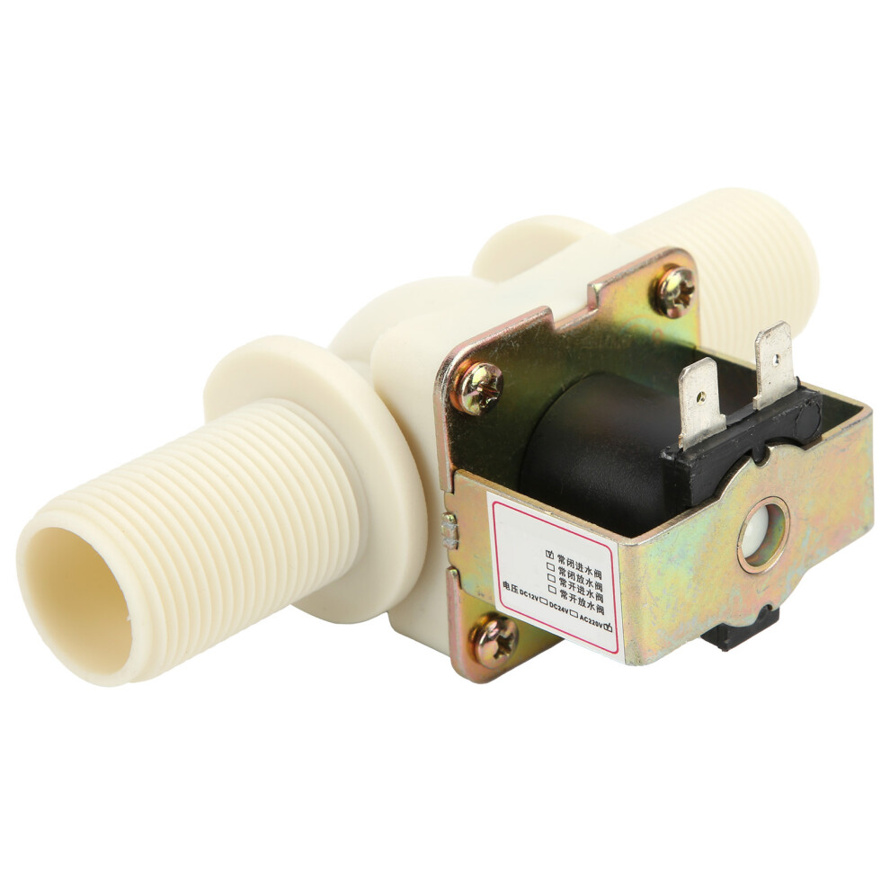 G3/4 Solenoid Valve 220V Normally Closed Water Inlet Brass Nylon 3381391734918