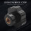 6X M10 10mm Dia Thread Black Plastic Star  Clamping Knob Grip 3
