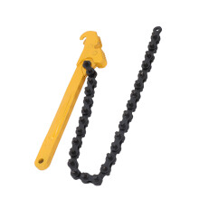 Heavy Duty Chain Wrench Alloy Steel Adjustable Oil Filter Wrench
