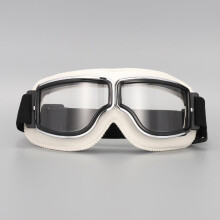 (White-skin transparent lens) Dustproof Motocross Goggles - Wide Vision Waterproof