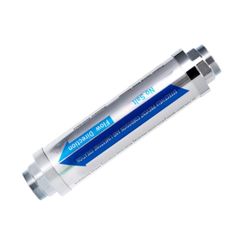 2X Whole House Central Water Softener Scale Filter Prevent Scale Built   Water Pipes 3/4 Interface 1