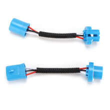 2pcs 9007 Male to Female Wiring Harness Extension for Car Headlights 12V-24V