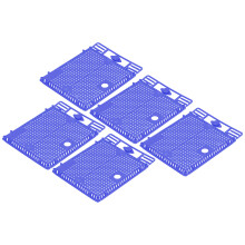 5 Stück Wiederverwendbarer Bienenkönigin-Isolationskäfig Imkerwerkzeug Blau 14,5x13cm