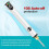 5X Rechargeable Thread Burner Kit for Jewelry Making,Digital Thread Zapper Tool,Leather ,Weaving & Stringing B 5