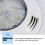 Underwater IP68 Wall Mount LED Pool Light 35W 3500LM AC12V White 4