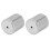 2Pcs Adjustable Aluminum Table Leg Risers 43-75mm Space Gray 15