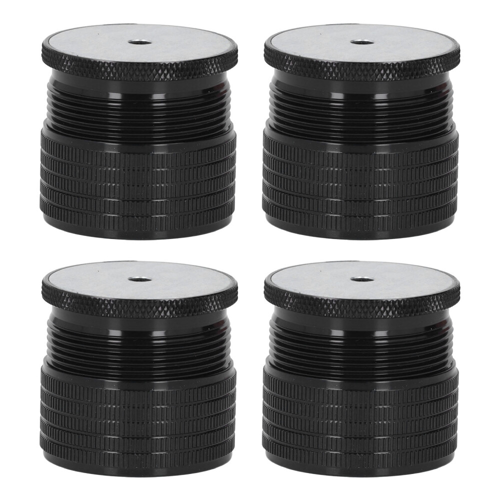 4Pcs Aluminum Alloy Furniture Support Legs, 23-37Mm, Black 4061391549970