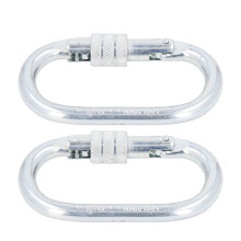 Heavy Duty Alloy Steel Chain Clips 22KN Load Capacity 2 Pack Safety Links