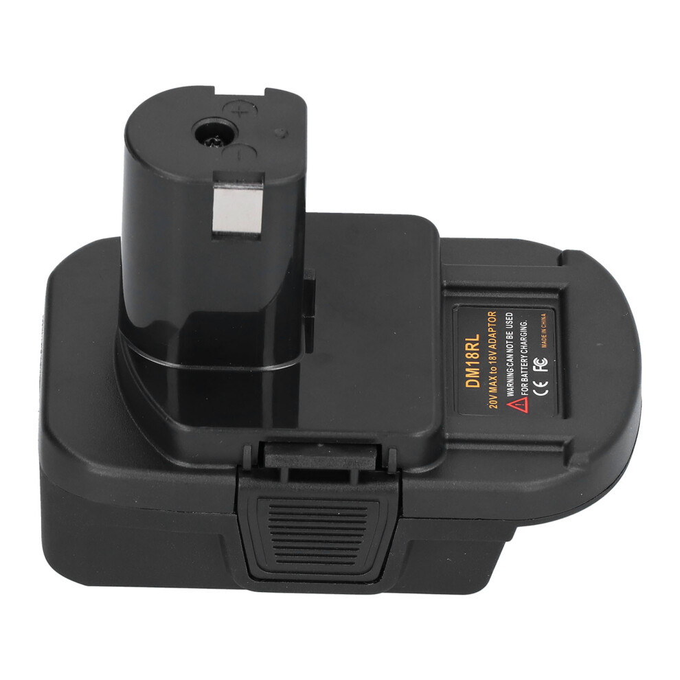 Dm18rl Battery Adapter Converter For 20V Lithium Battery, Black, 11X7x8.5cm 7901391000248