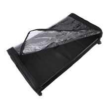 Under Bed Storage Container with Wheels, Black, 60L Capacity
