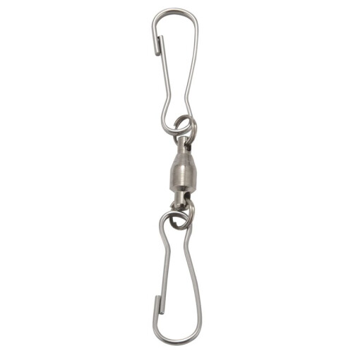 24 Pack  Double Clip Swivel Hooks for Wind Spinners, Hanging Windsock, Bird Feeders 1
