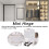 Mini Zinc Alloy 90 Foldable Hinge for Wardrobe Durable Hardware Accessory 13