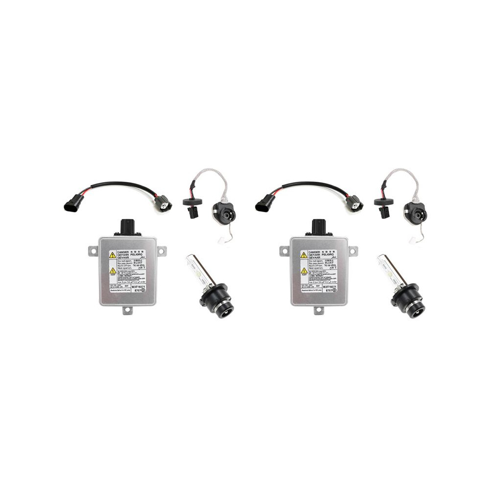 2X W3t19371 W3t16271 W3t20971 Xenon Hid Headlight Ballast With Igniter And D2s Bulb &Power Cable For 2006-2014 4713905015531